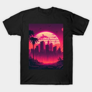 Retrowave 80s Miami T-Shirt